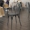 Flash Furniture HERCULES Commercial Black Indoor/Outdoor Wood Look Resin Thonet Style Chair, 2PK 2-L-9-M5-BLK-GG - alternate 10